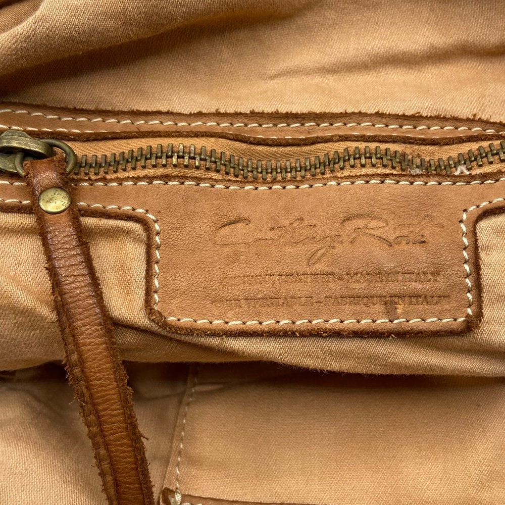 Costanza Rota Italian Woven Leather Backpack - Picture 6 of 16